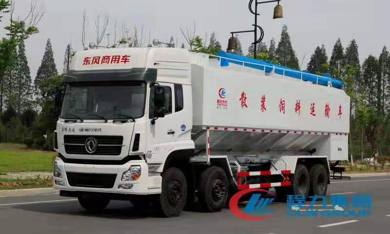 凯时优质运营商东风天龙饲料车高清图